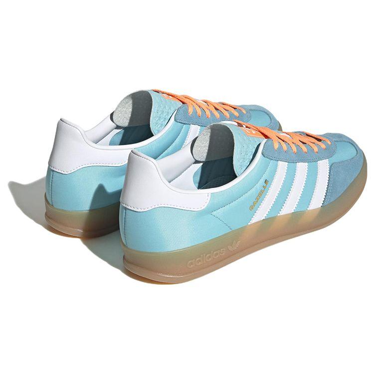 adidas Кроссовки унисекс Gazelle Indoor Preloved Blue Gum облачно-белые HQ9017