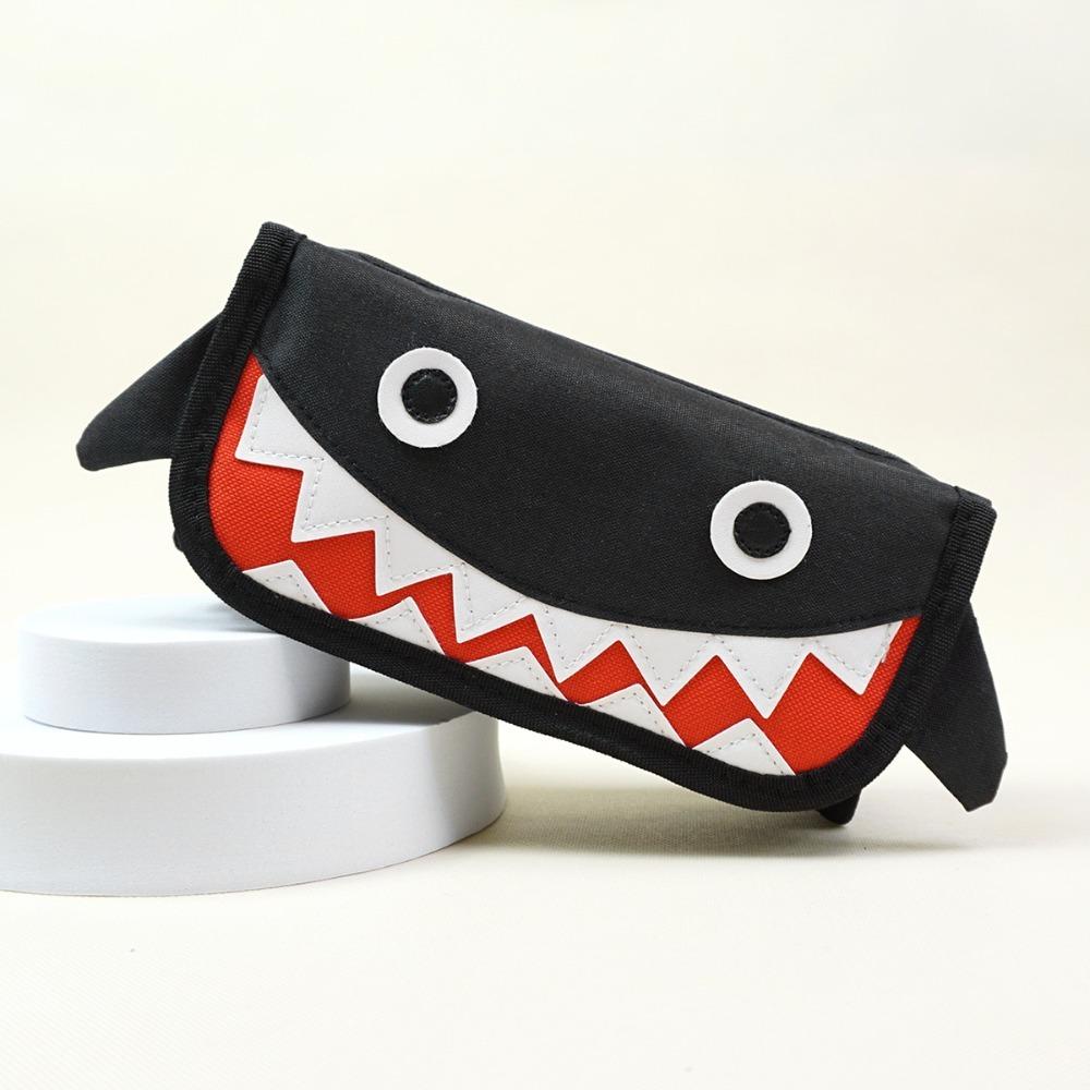 Oxford Cloth Pencil Case Large Capacity Large Capacity Pen Case Durable Shark Pencil Bags