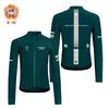 Mens Thermal Fleece Cycling Long Sleeve Jersey Winter Bike Riding Top Cold Weather Outdoor Sports