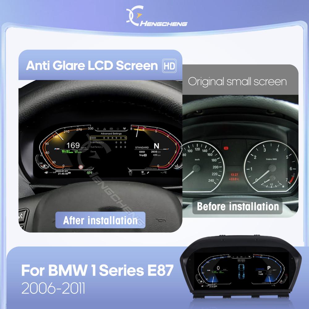 Для BMW 1 серии E87 2006-2011 Автомобильная цифровая приборная панель с ЖК-дисплеем Carplay Кокпит Виртуальный прибор