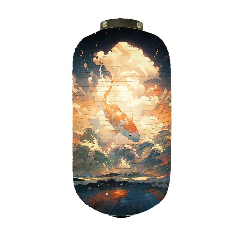 Japanese Lanterns Paper Waterproof Long Restaurant Bar Hotel Festival Decoration Wedding Birthday Home Party Supplies Lanterns