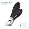 Large Anti-Splash Oblique Nail Clippers for Thick and Ingrown Nails - Household Pedicure Tool