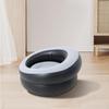 Inflatable Chair Couch Comfortable Lounger Flocking Air Sofa for Fishing Office Hiking