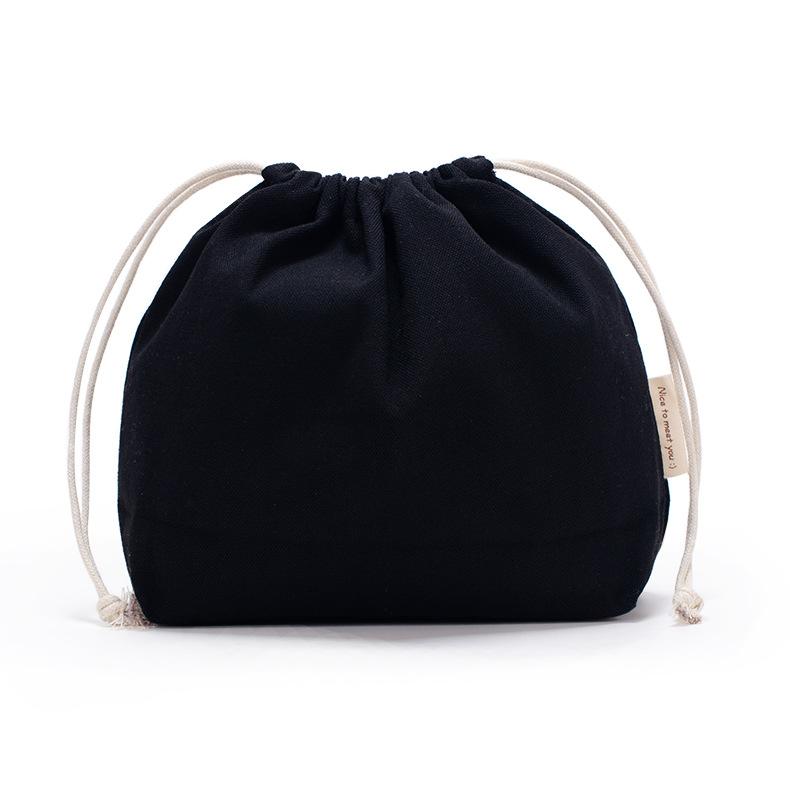 1PCS Color Drawstring Pouches Portable Gift Blank Bags For DIY Cotton Hemp Bags Jewelry Display Packaging Storage