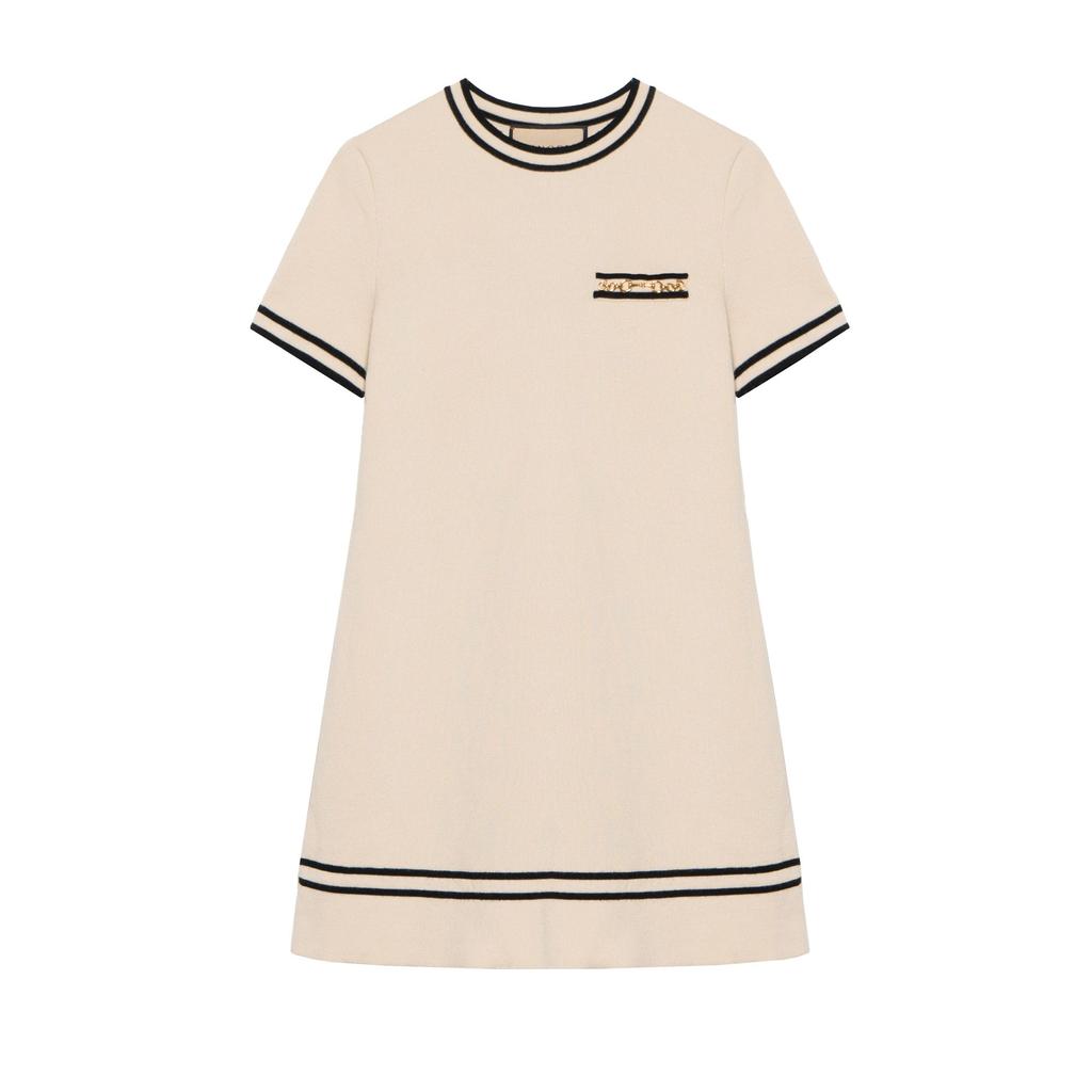 Gucci Платье с коротким рукавом Женское Белое 650387-XKBNZ-9087