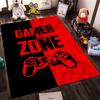 Игровой ковер с надписью Gamer Zone и дизайном игрового контроллера. Подходит для использования в качестве противоскользящего покрытия для диванов в гостиной и спальне.