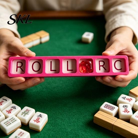 Charleston Phase Helper Mahjong Tracker, Board Practice with Dice, American Passing Tile Sequence Guide for Exchange, Compact Training Tool Beginners