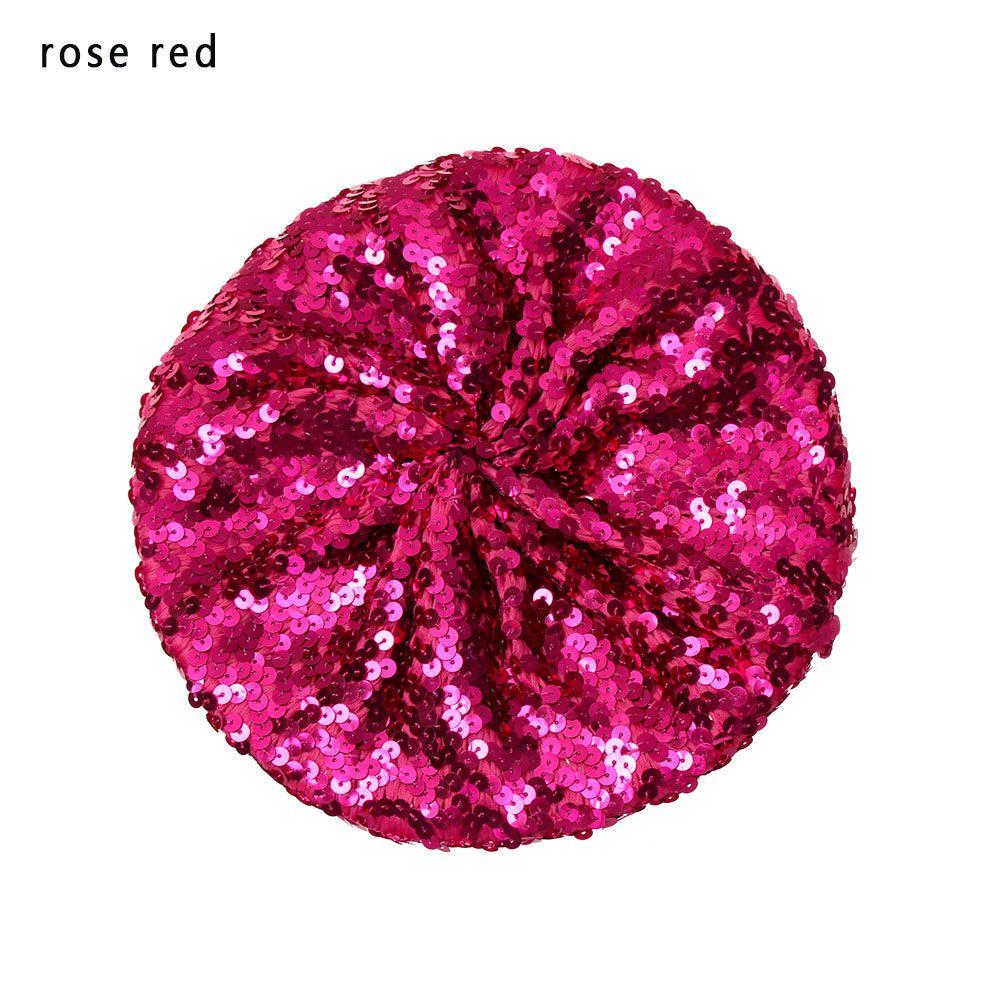 Мода Индивидуальность Блестки Блестки Очаровательная Танцевальная Сцена Кепка Художник Живописец Шляпы Гэтсби Береты