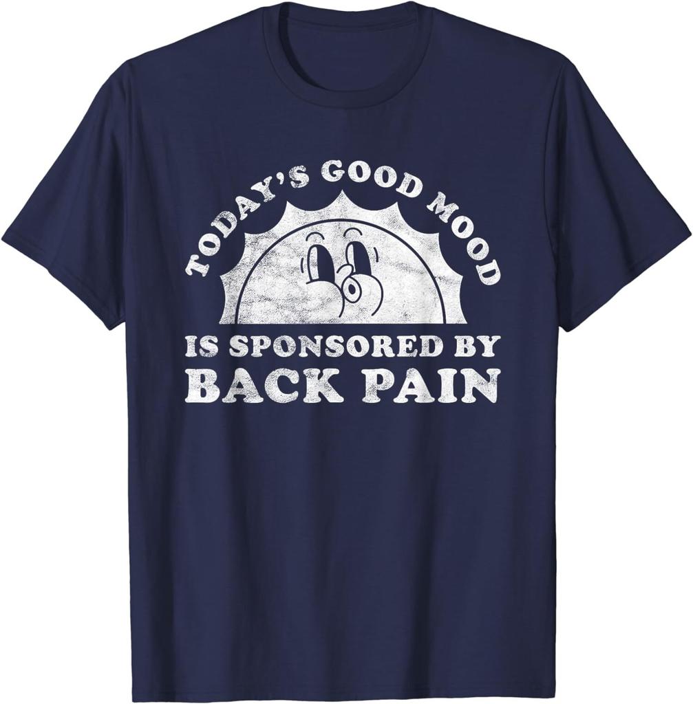 Funny Cute Retro Vintage Back Pain or Lower Back Pain Unisex T-Shirt