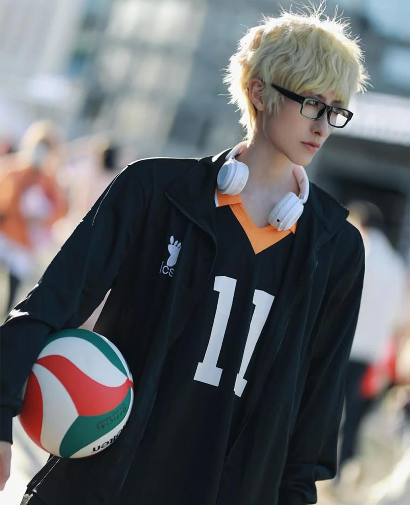 Karasuno High High School Kozume Kenma Hinata Shoyo Kuroo Tetsuro Kageyama Tobio Haikyuu Adult Costume for School Festivals and Events Kei Uniform