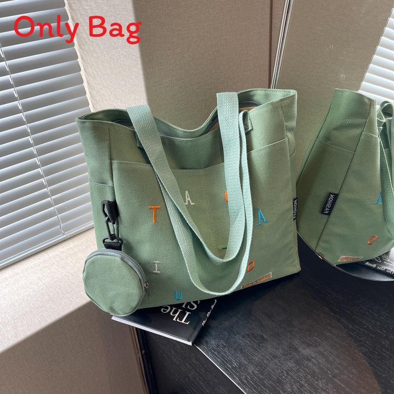 Modern Casual Large Capacity Tote With Sewn Details For Everyday Carry