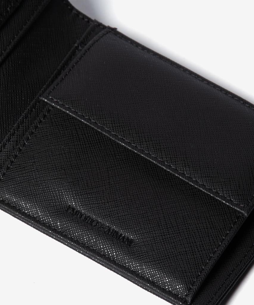 Кошелек Y4R165 Y138E ASV COINPOCKET WALLET [Emporio Armani] Складывающийся пополам Мужской ЧЕРНЫЙ/Черный [Б/у]