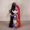 DBS Blyth Doll 1/6 Joint Body Specials 30cm Super Black Skin Colorful Hair BJD Toys Fashion Gifts