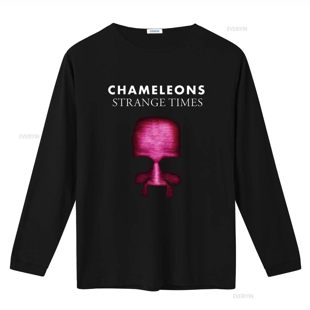 New The Chameleons Strange Times Skull Print T Shirt For Fans S 5xl Um207 Vintage Washed Comfortable Soft Versatile Casual
