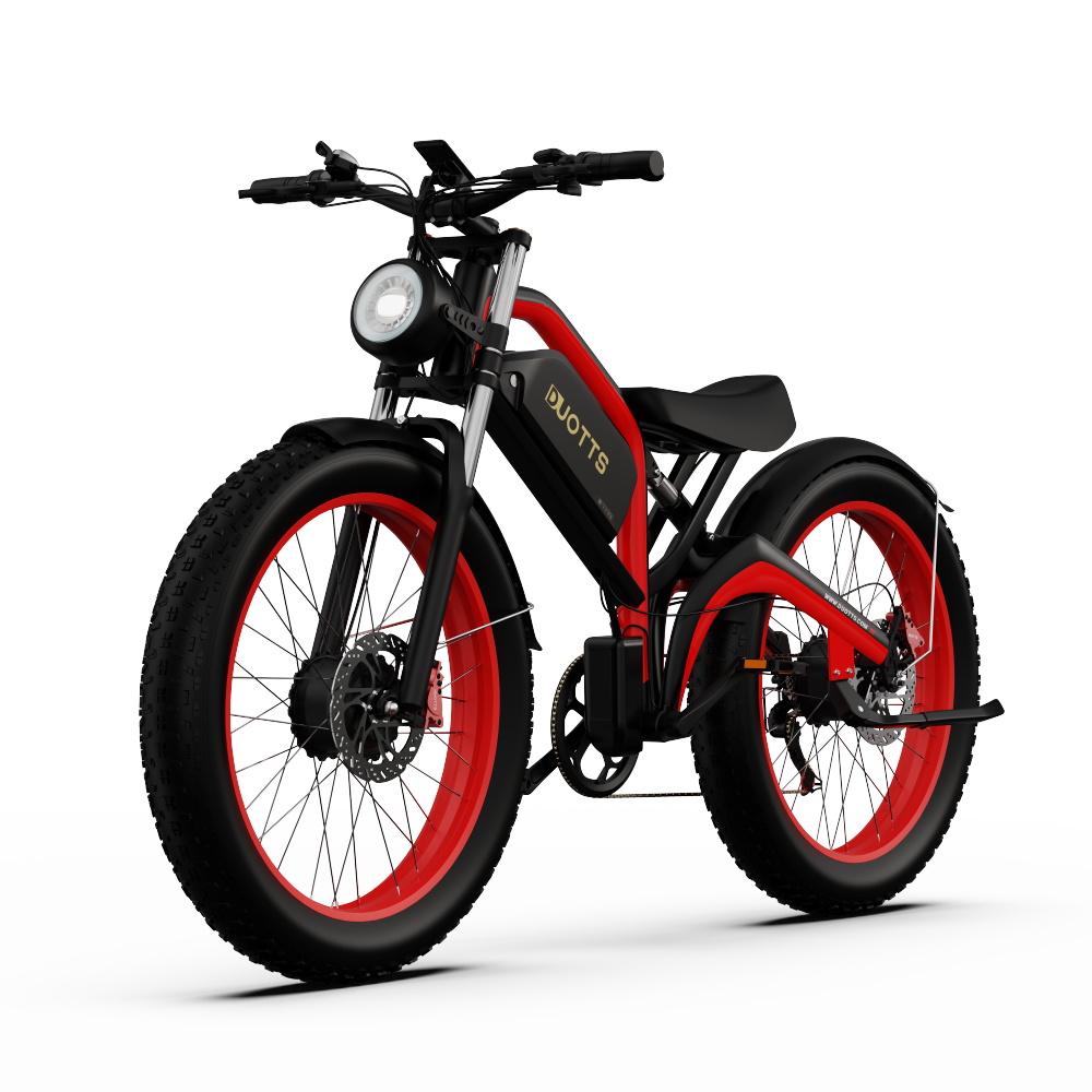 DUOTTS N26 Electric Bike 750W Motor, 48V 20Ah Samsung Battery, 120KM Range, IPX4 Waterproof, 55° Climbing
