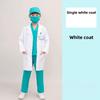 Epidemic Prevention Suit Doctor Surgical Gowns White Coat Kids Halloween Costume