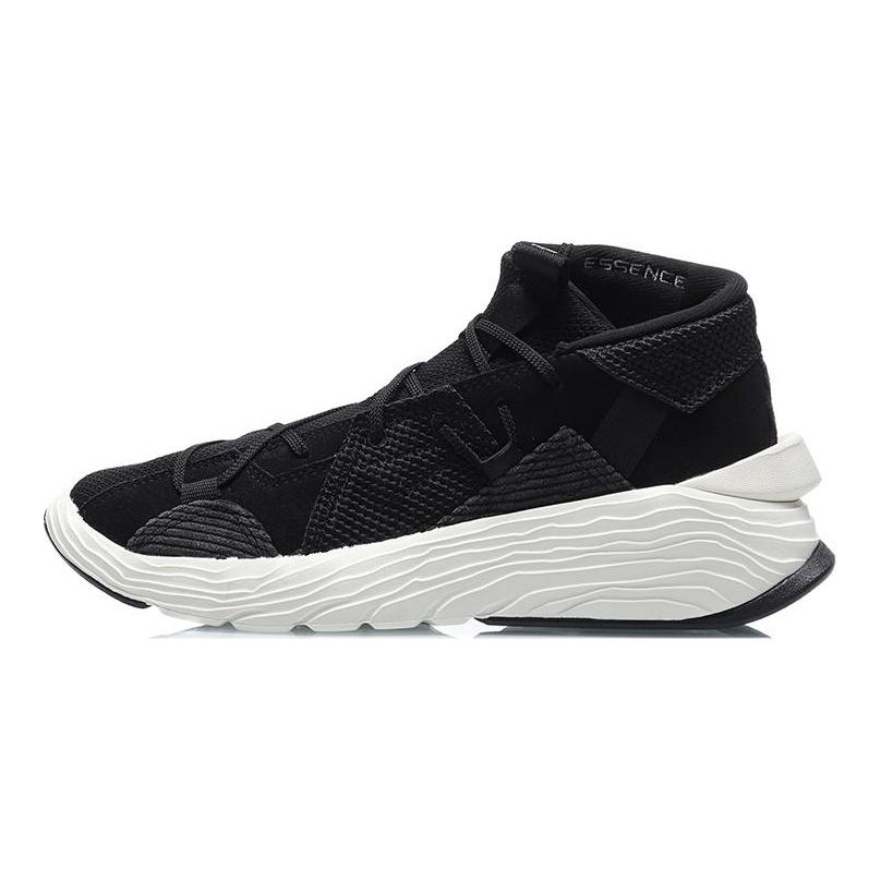 Li Ning X Jackie Chan Коллекция Кунг-фу Баскетбольные кроссовки Мужские Средняя высота Черный AGBQ073-1