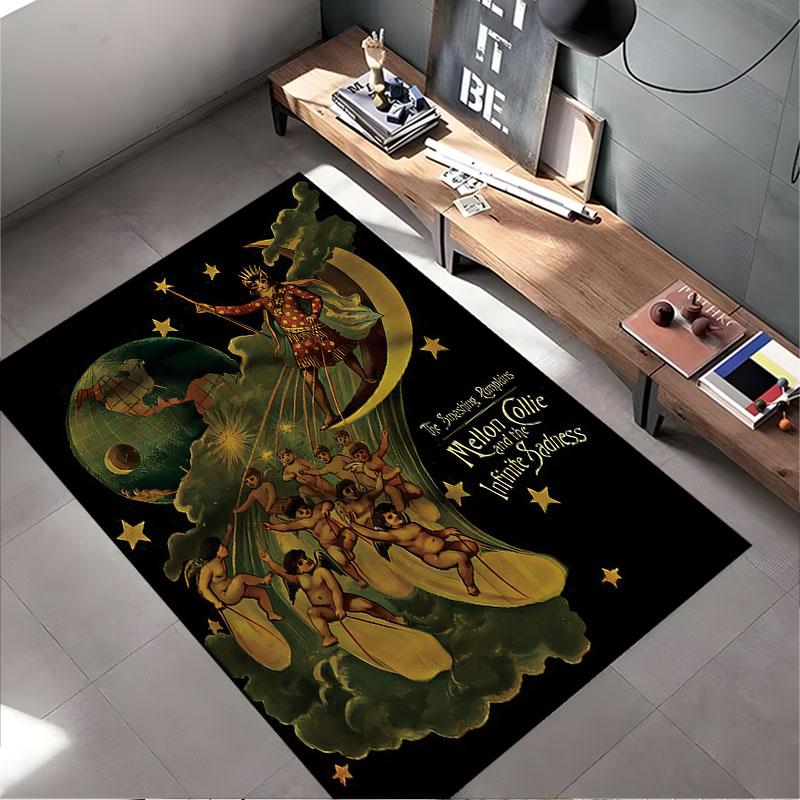 Mellon Collie Album Art Carpet suitable as a non-slip mat for the living room or bedroom sofa