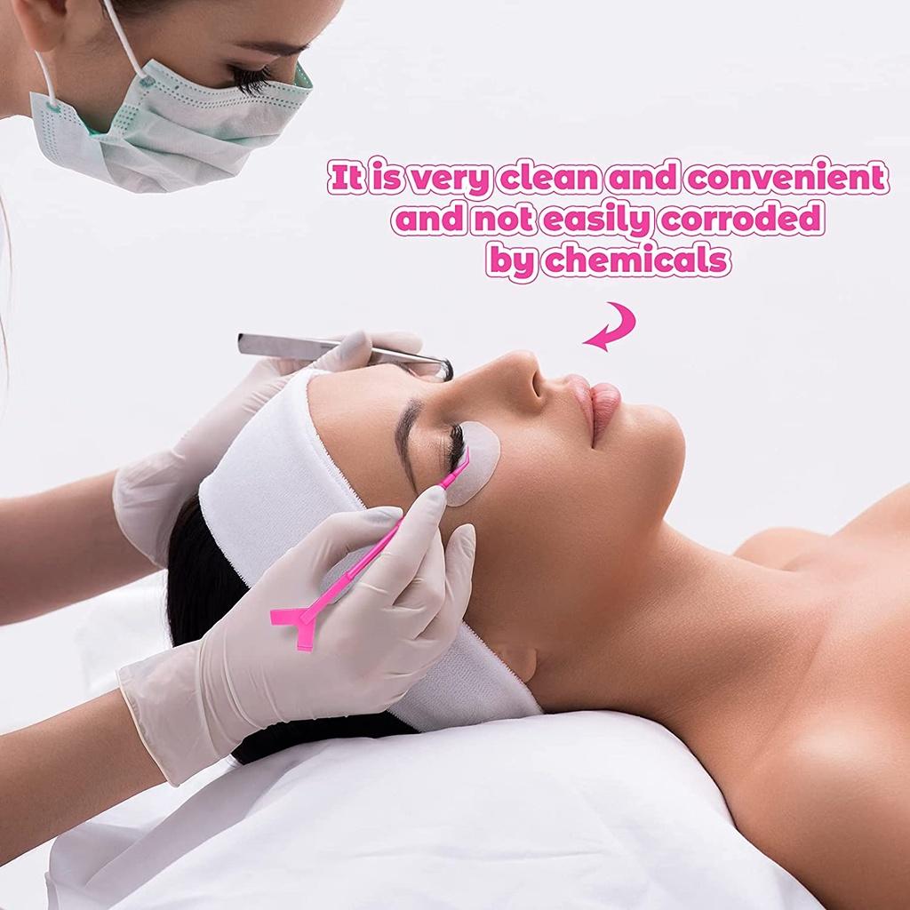 Three In One Y-shaped Comb Scraper for Eyelash Lifting