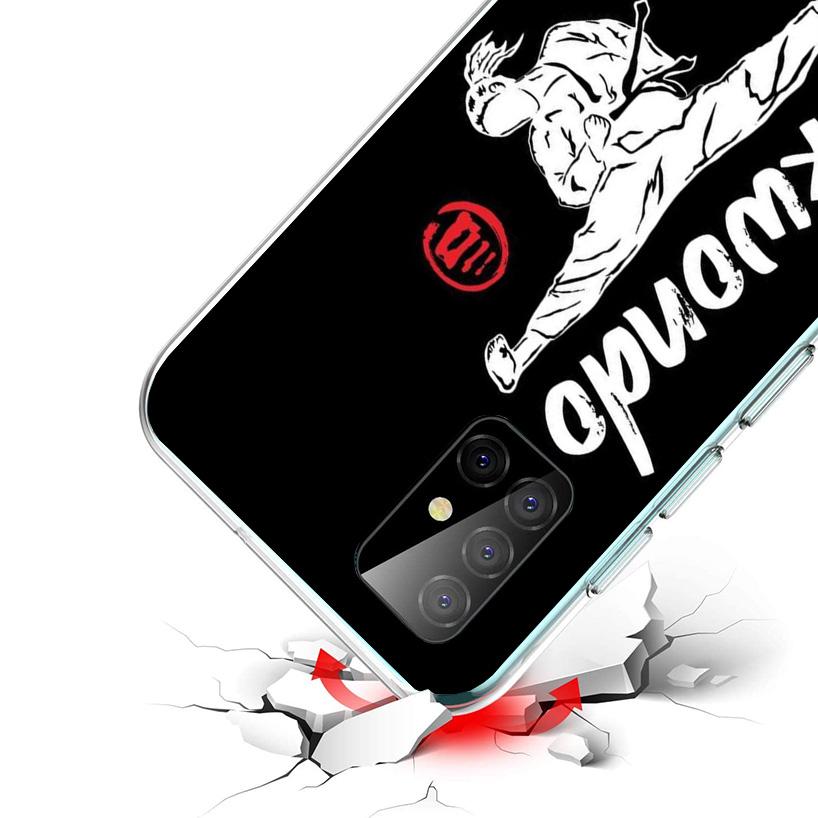 Чехол для телефона Kungfu Taekwondo для Samsung Galaxy A52 A32 A22 A12 A02S A50S A30S A51 A31 AA71 Note 20 Ultra 10 S10 Plus Galaxy A52