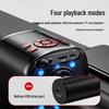 Bluetooth Wireless Microphone Speaker with Integrated Sound Card for Singing on Mobile Phones and TV.