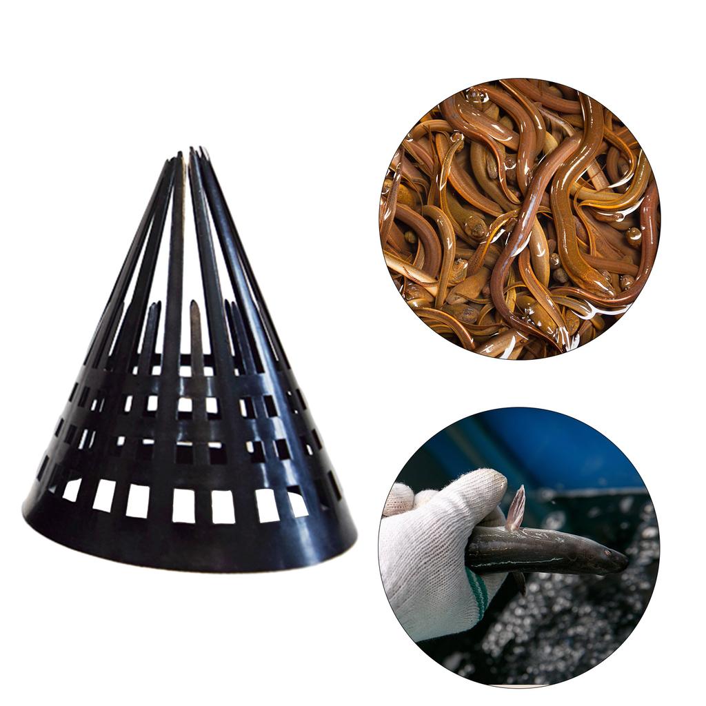 Yellow Eel Trap Eel Cast Cage Inverted Mouth Fishing Eel Cage Fishing Basket Eel Trap Funnel Entry For Catching Eels Fish