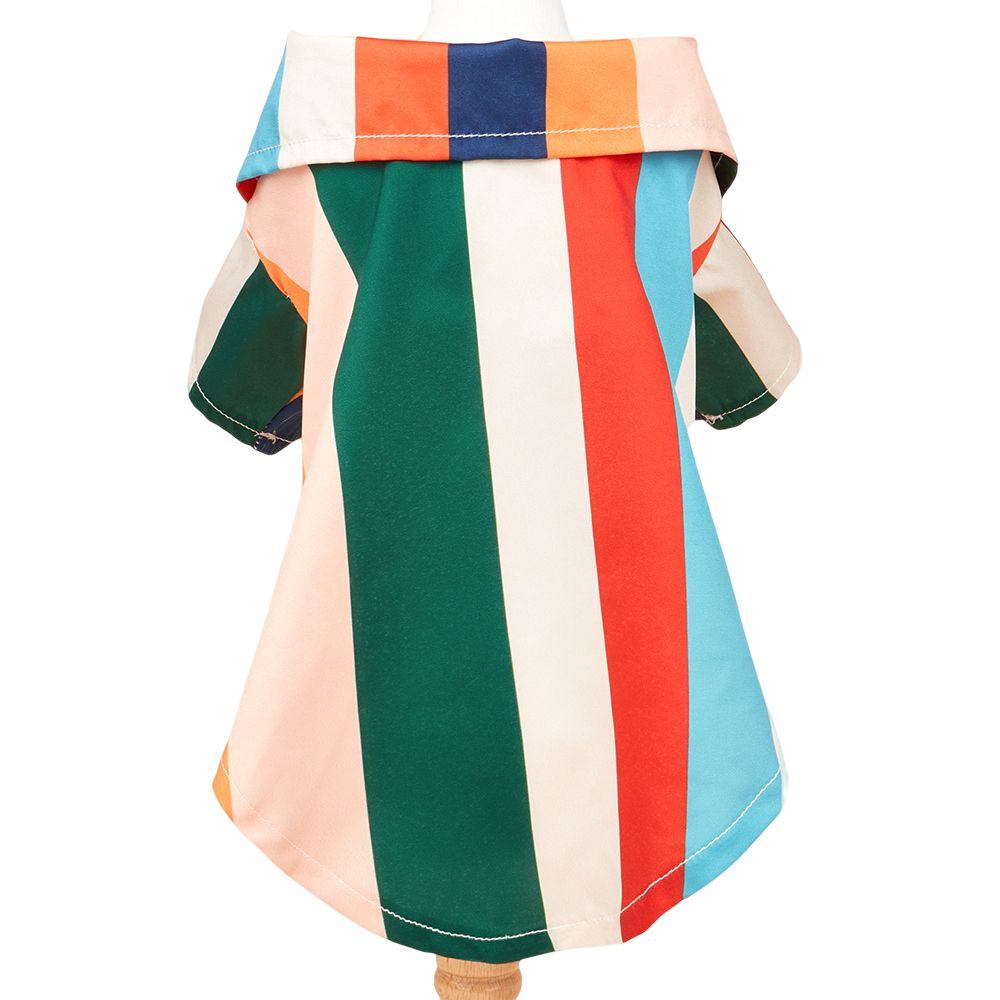 Summer Striped Colorful Dog Shirt Cute Style Pet Clothes Wholesale