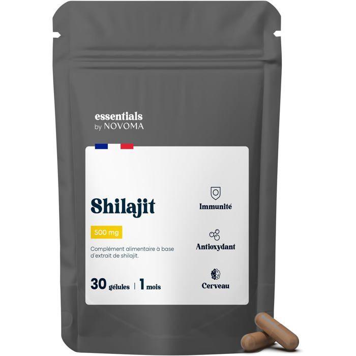 Shilajit Pure 500mg Complément Naturel Immunité & Cognition 30 Gélules