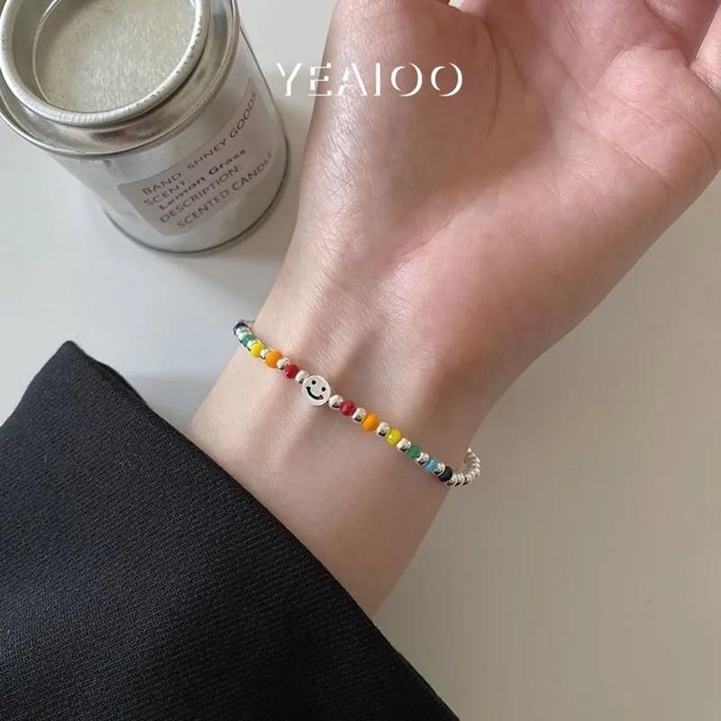 Macaron Cream Beaded Bracelet Sweet Love Star Bracelet Cute Niche Design Girlfriend Accessories