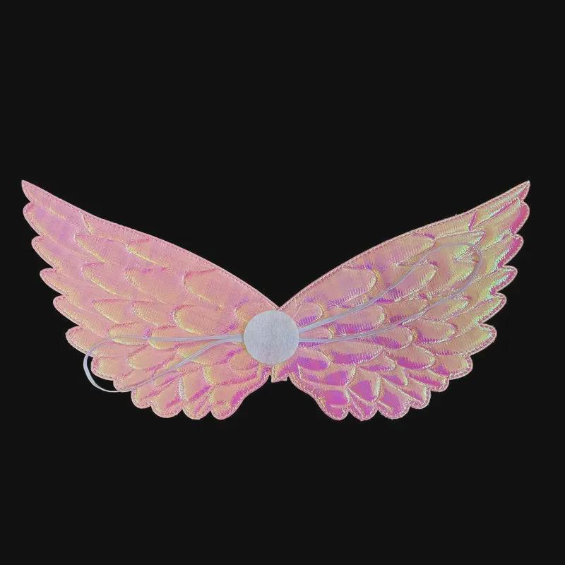 «Костюм принцессы-единорога на Хэллоуин с головным убором, крыльями и сетчатой юбкой для девочек»