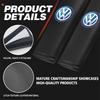 For Volkswagen VW 2pcs Car Seat Belt Shoulder Protector Litchi Grain Fatigue Relief Pad Polo Jetta Sagitar Magotan Passat B5 B6 zg6