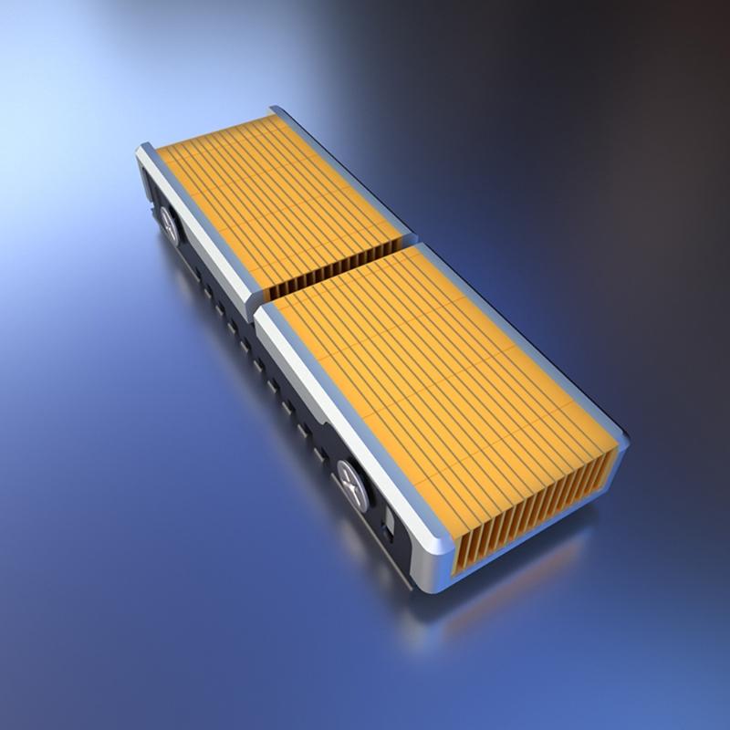 Slim for M.2 SSD Heatsink 2280 Hard Drive Radiator CI-E NVME Copper Cooling Thermal Ad 76x24x10m