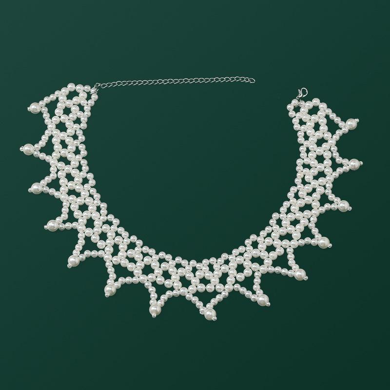 Винтажное корейское ожерелье с подвеской из жемчуга