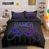 Gamepad Comforter Cover R Bedding Set Teens Video  Duvet  for Youth Kids Boys Modern  Controller Bedspread