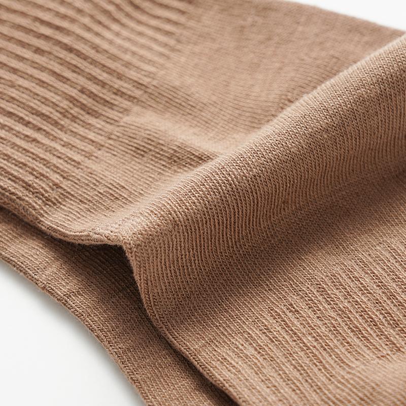 Носки средней длины для мужчин из чесаного хлопка черного и белого цвета без косточек 7A антибактериальные дезодорирующие повседневные носки против катышков