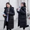 Пуховая хлопковая одежда анти-зимняя женская новая средней длины модная свободная утолщенная теплая куртка