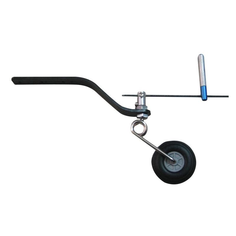 Model airplane, high-quality carbon fiber tail wheel frame, fixed wing large aircraft, carbon fiber tail wheel frame