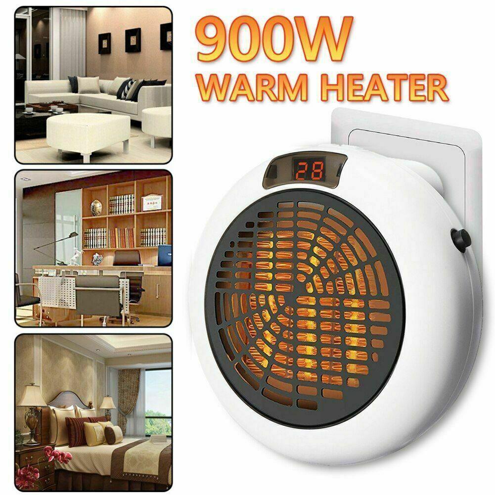 Winter Electric Heater 900W Fast Heating Household Wall Handy Heating Stove Radiator Mini Hands Warmer Machine Can Remote Control