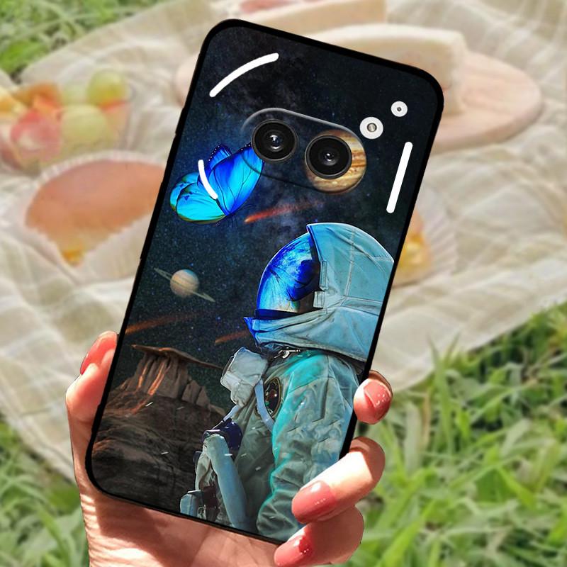 Чехол-бампер для Nothing Phone 2A, силиконовый, мягкий, модный, черный, Full Protective A142 Capa