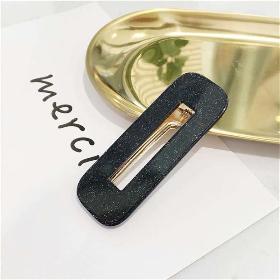 Большие аксессуары для волос женские заколки для волос модная бижутерия капля воды прямоугольник акриловая заколка-автомат заколки головной убор для девочек