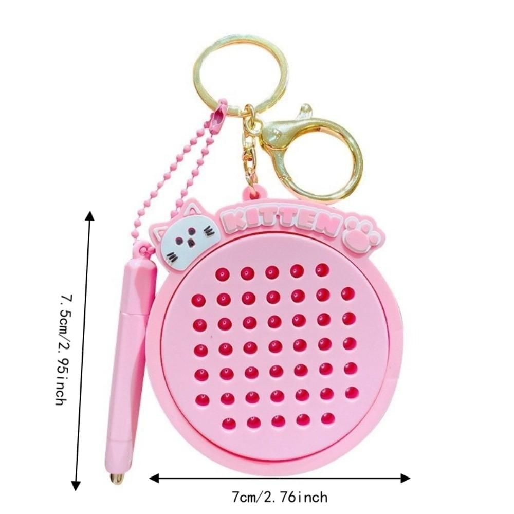 Bag Charm Pad Drawing Keychain Hanging Decoration Drawing Board Toy Bag Key Decor