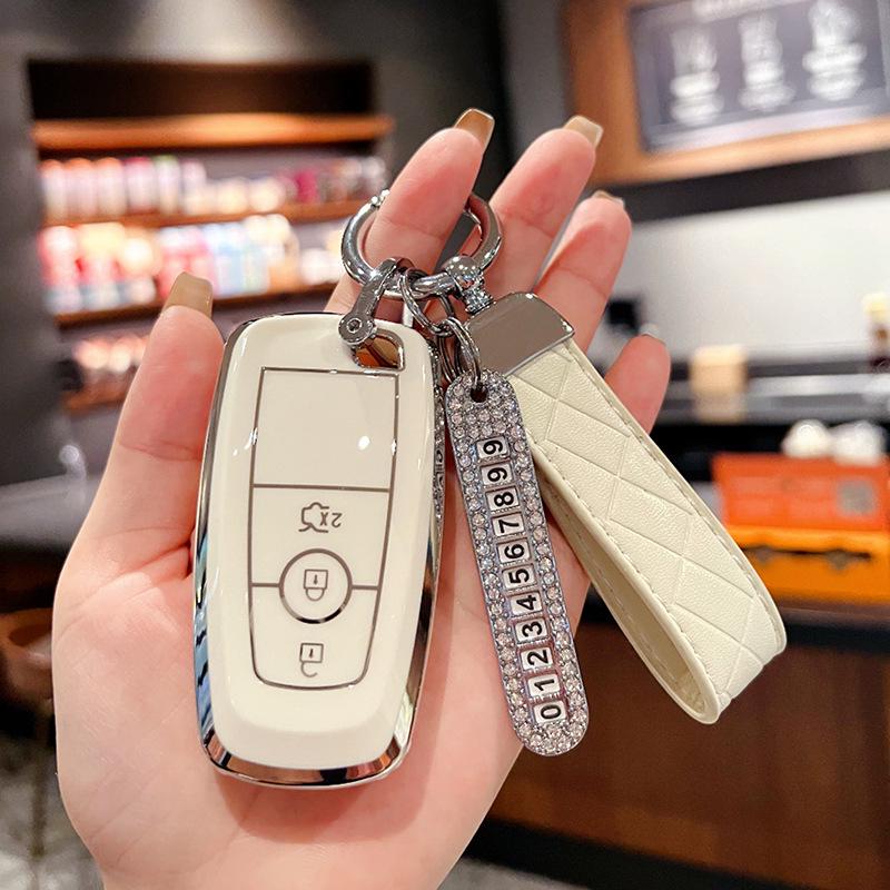 Чехол для ключа Ford для Focus, Mondeo, Escort, Taurus, Edge, Explorer, Everest - Защитный жесткий чехол