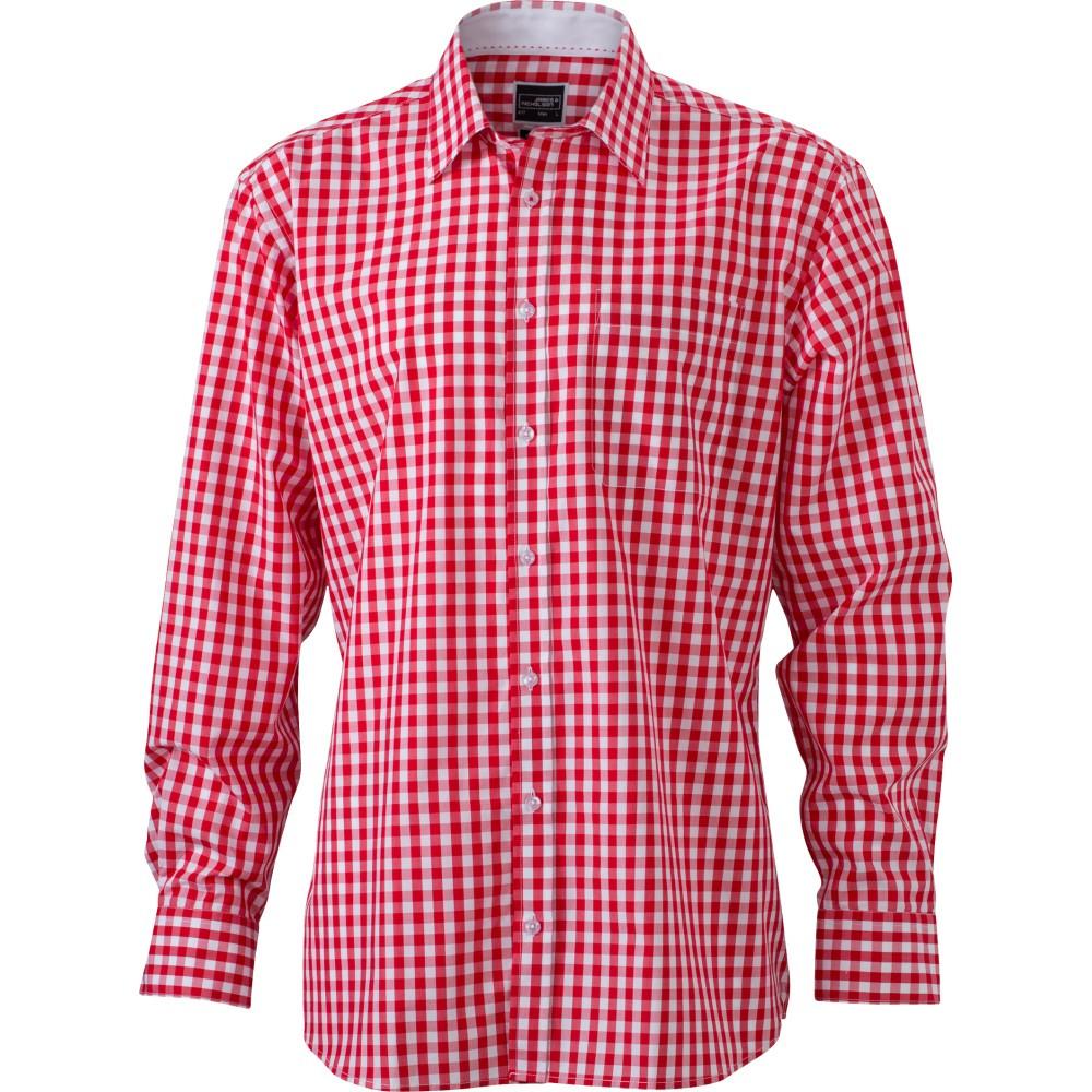 James and Nicholson Mens Checked Shirt