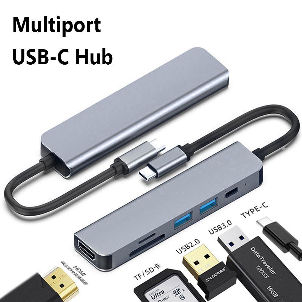 9-IN-1 Memory Card Reader Dock USB C Hub 4K HDMI Type-C Multiport Adapter
