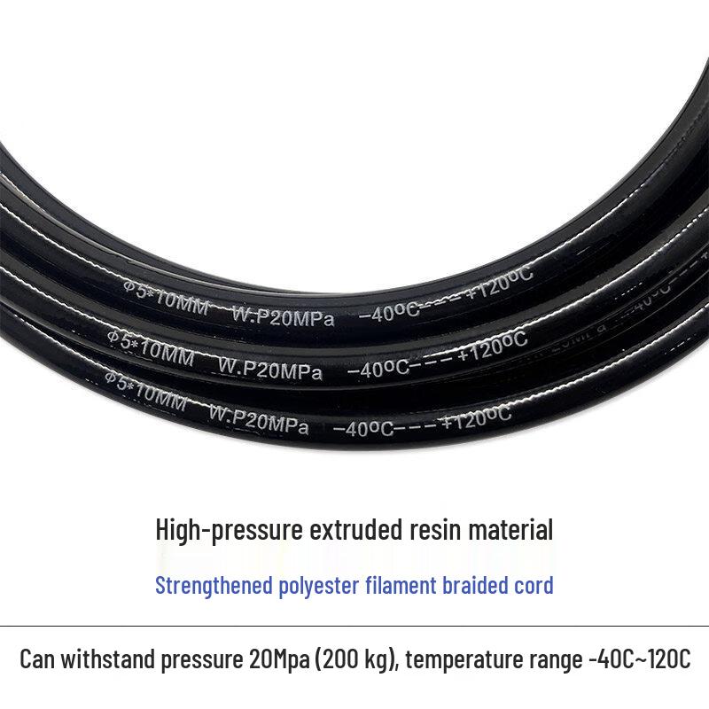 5-Meter HVAC Nitrogen Pressure Test Hose