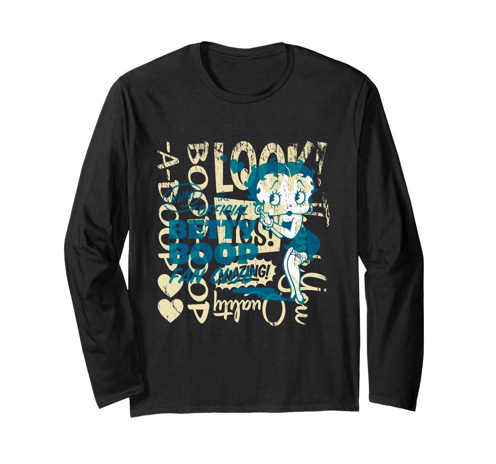 Betty Boop Fan Club Join Long Sleeve T-Shirt