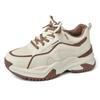 Кроссовки на толстой подошве в стиле "dad shoes" осень и зима новые спортивные и повседневные однотонные туфли студентам увеличить рост и выглядеть стройнее