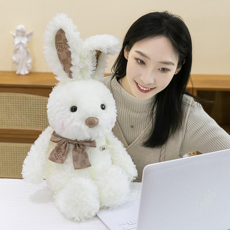 Новая милая маленькая плюшевая игрушка-кролик, успокаивающая кукла-кролик, кукла-компаньон, кролик, детский подарок на день рождения