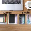 Under Desk Storage Box Invisible Self-Adhesive Type Tray Hidden Table Under Storage Drawers for Pencil Makeup Pen Stationery Box
