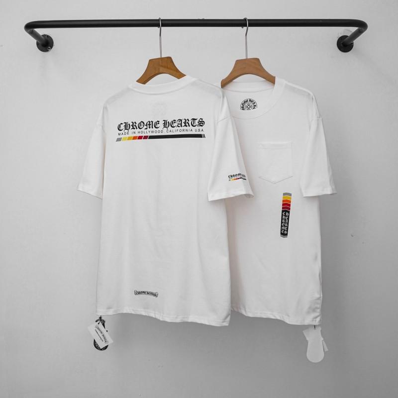 Unisex Cotton T-Shirt With Embroidered Cross Sanskrit Print Loose Fit Short Sleeve Tee